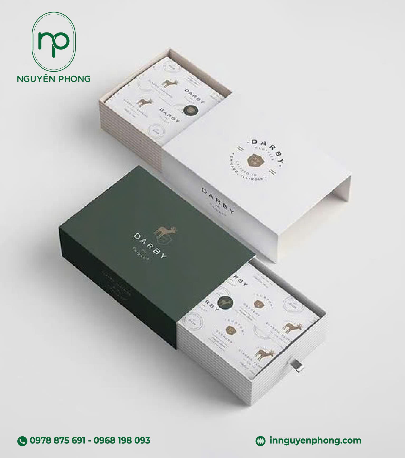 Hộp đựng khăn lụa sang trọng